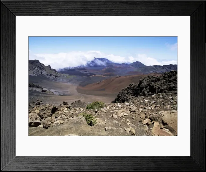 Framed Print : Cinder cone and iron-rich lava weathered to brown oxide Framed Print : Cinder cone and iron-rich lava weathered to brown oxide