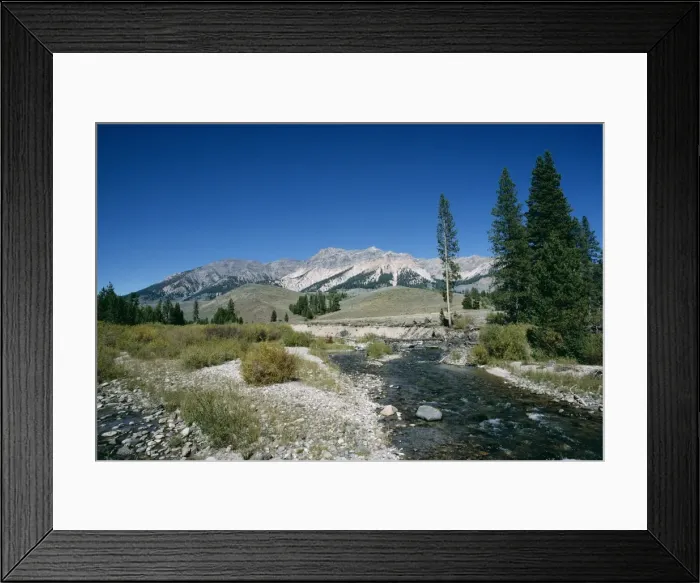 Framed Print : Wood River and Sawtooths Framed Print : Wood River and Sawtooths