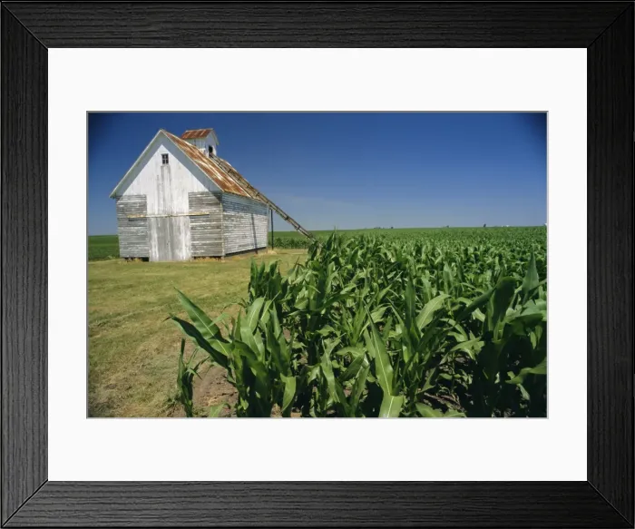 Framed Print : Corn barn, Hudson Framed Print : Corn barn, Hudson