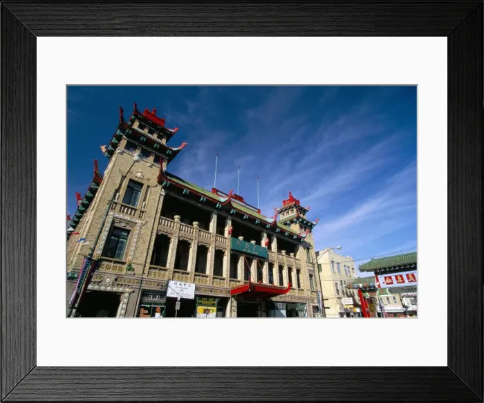 Framed Print : The Pui Tak Centre in Chinatown at Wentworth