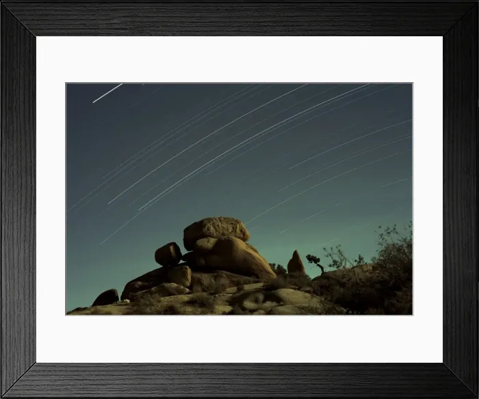 Framed Print : Time exposure at night Framed Print : Time exposure at night