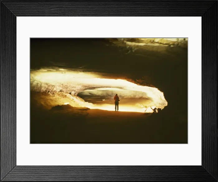 Framed Print : Cleveland Avenue passage in Mammoth Cave System Framed Print : Cleveland Avenue passage in Mammoth Cave System