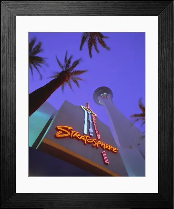 Framed Print : Stratosphere Tower Framed Print : Stratosphere Tower