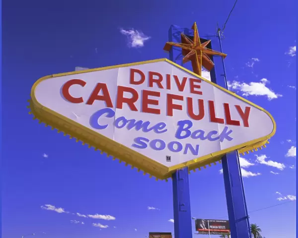 Drive Carefully sign