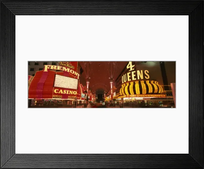 Framed Print : Fremont Street