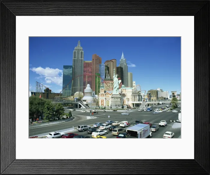 Framed Print : Hotel NewYork NewYork Framed Print : Hotel NewYork NewYork