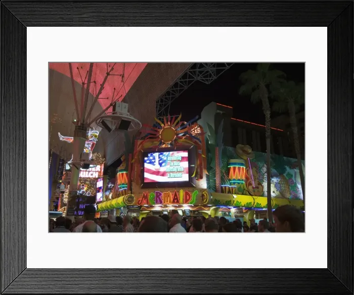 Framed Print : Fremont Street Framed Print : Fremont Street