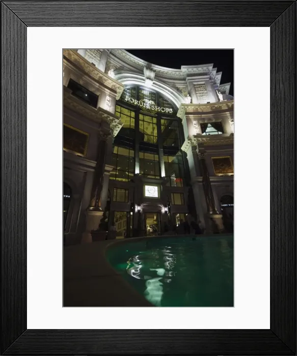Framed Print : The Forum, an upmarket shopping mall Framed Print : The Forum, an upmarket shopping mall