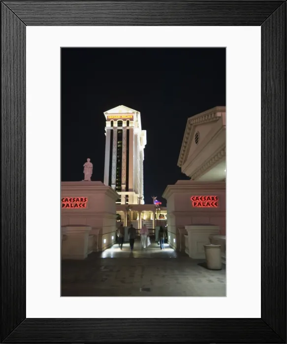 Framed Print : Caesars Palace on The Strip (Las Vegas Boulevard) Framed Print : Caesars Palace on The Strip (Las Vegas Boulevard)