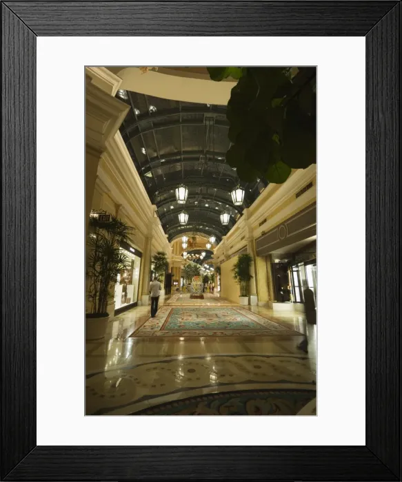 Framed Print : Shops inside the Bellagio Hotel Framed Print : Shops inside the Bellagio Hotel