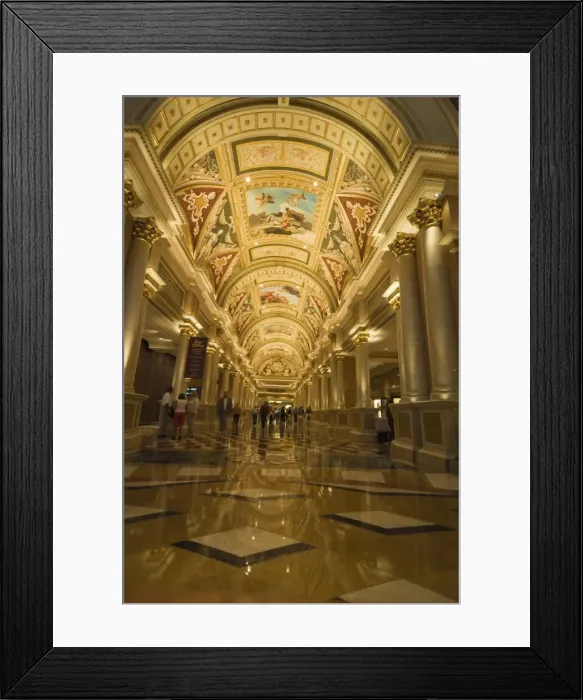 Framed Print : Lobby near the front desk Framed Print : Lobby near the front desk