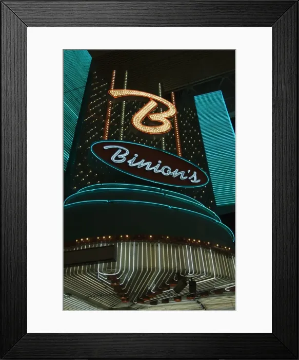 Framed Print : Binions, Fremont Street Framed Print : Binions, Fremont Street