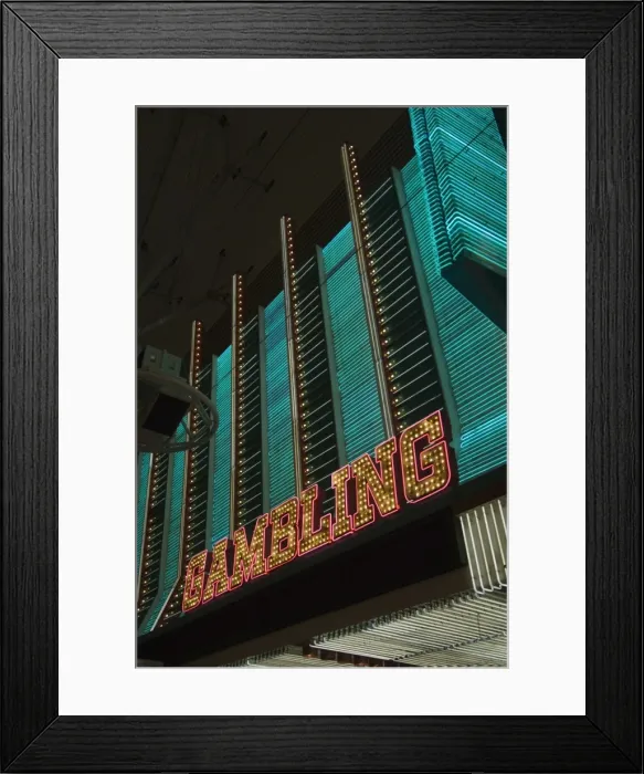 Framed Print : Binions, Fremont Street Framed Print : Binions, Fremont Street
