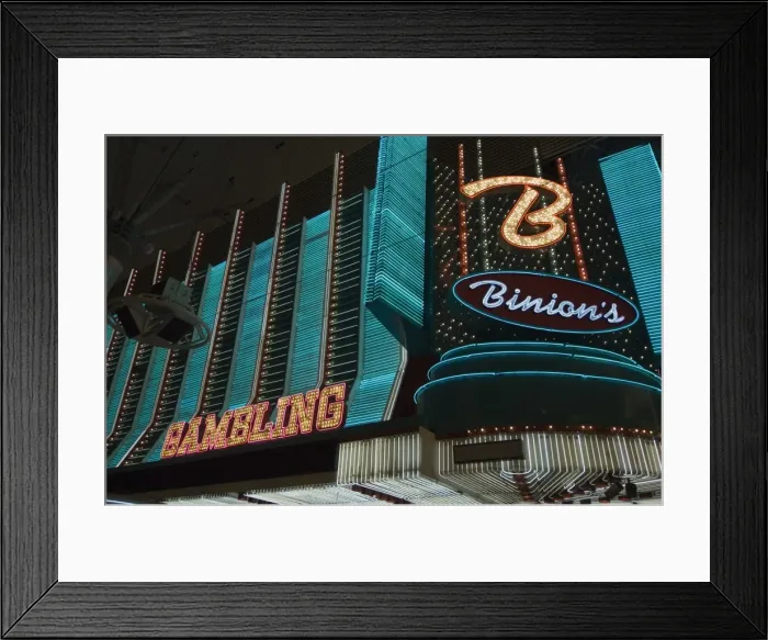Framed Print : Binions, Fremont Street Framed Print : Binions, Fremont Street
