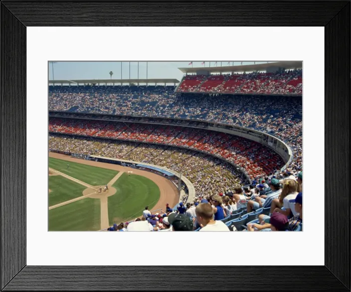 Framed Print : Dodgers Stadium Framed Print : Dodgers Stadium