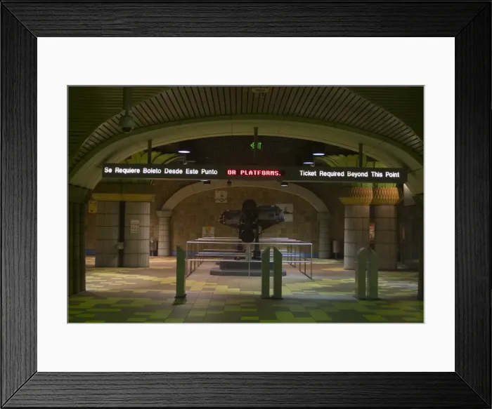 Framed Print : Hollywood and Vine Station Framed Print : Hollywood and Vine Station