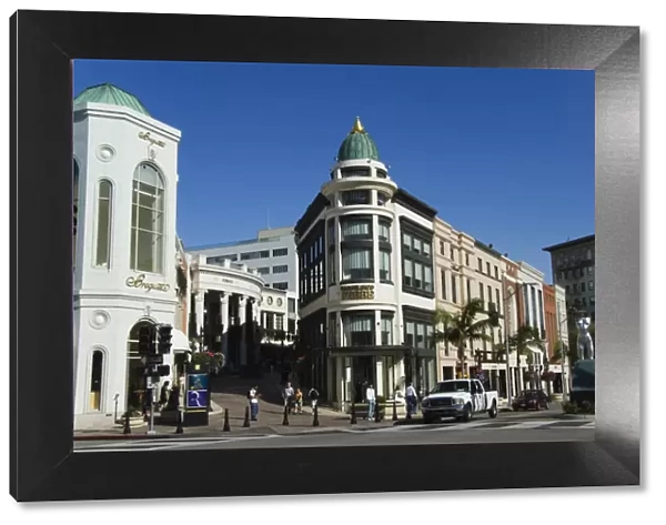 Designer boutiques in Rodeo Drive