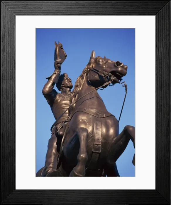 Framed Print : Close-up of statue of General Grant on horseback in New Orleans Framed Print : Close-up of statue of General Grant on horseback in New Orleans