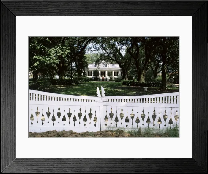 Framed Print : Tezcuco, an antebellum cottage Framed Print : Tezcuco, an antebellum cottage