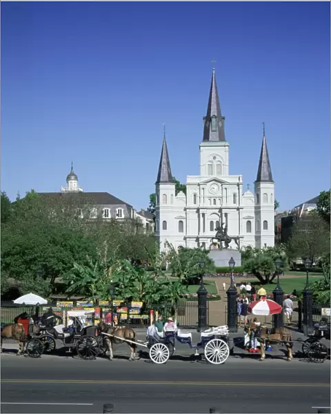 St. Louis Christian cathedral in Jackson Square