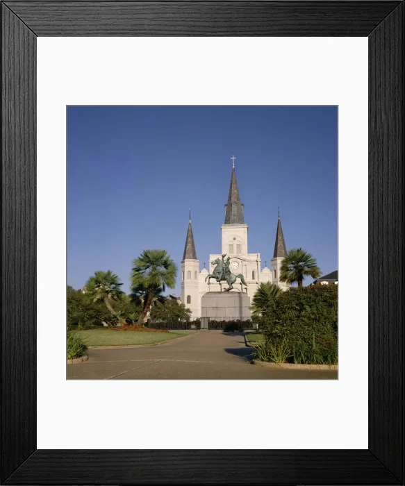 Framed Print : Spires of Christian cathedral, St Framed Print : Spires of Christian cathedral, St