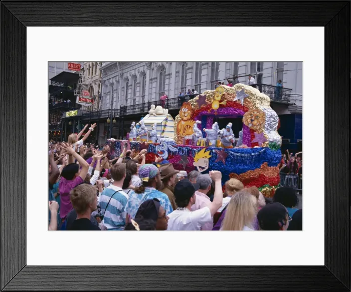 Framed Print : Mardi Gras, New Orleans, Louisiana, United States of America (U Framed Print : Mardi Gras, New Orleans, Louisiana, United States of America (U