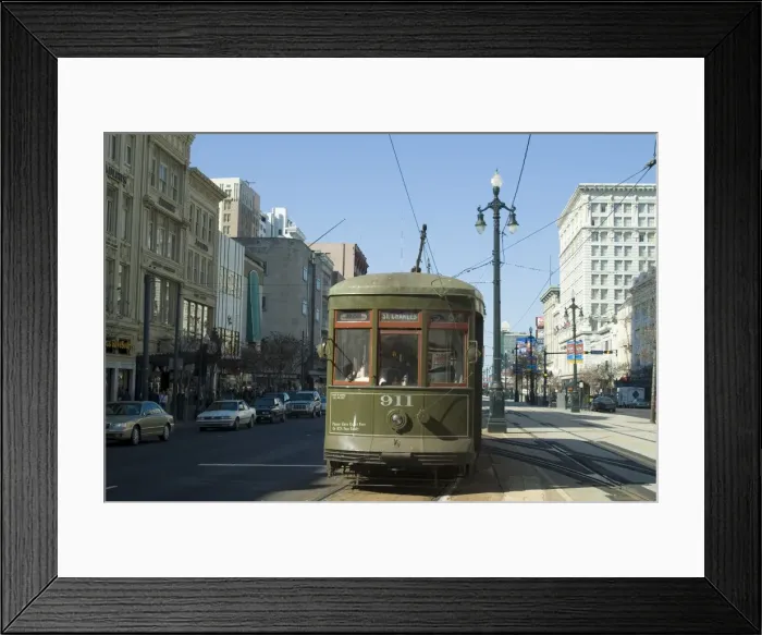 Framed Print : St. Charles streetcar Framed Print : St. Charles streetcar