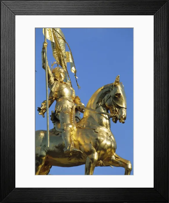 Framed Print : Equestrian statue of Joan of Arc Framed Print : Equestrian statue of Joan of Arc