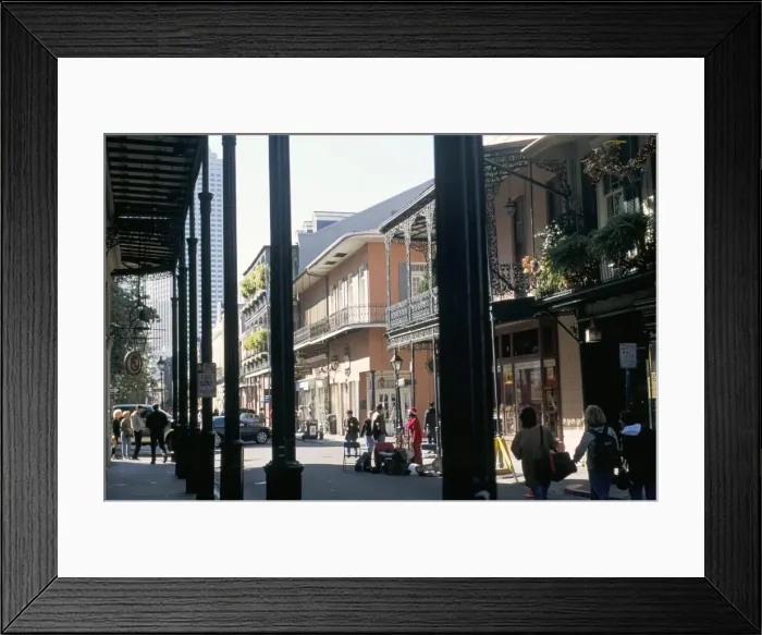 Framed Print : The French Quarter Framed Print : The French Quarter