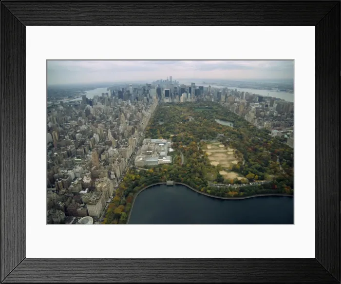 Framed Print : Aerial view over Central Park Framed Print : Aerial view over Central Park