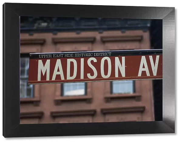 Madison Avenue street sign