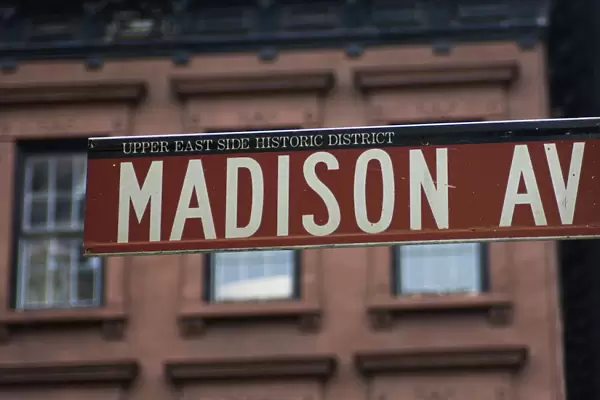 Madison Avenue street sign