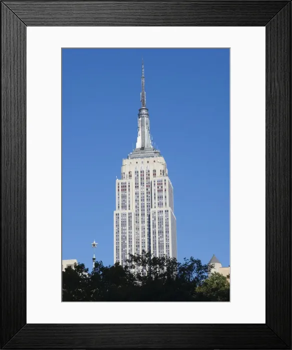 Framed Print : The Empire State Building Framed Print : The Empire State Building