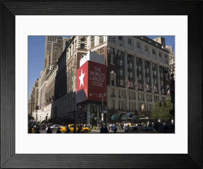 Framed Print : Macys department store Framed Print : Macys department store
