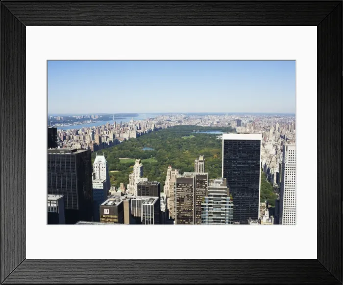 Framed Print : High view of Central Park and Upper Manhattan Framed Print : High view of Central Park and Upper Manhattan