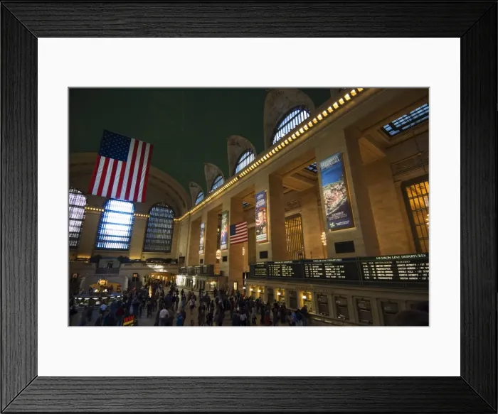 Framed Print : Grand Central Terminal interior Framed Print : Grand Central Terminal interior