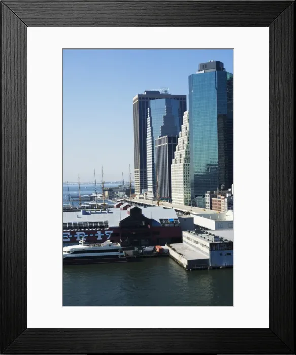 Framed Print : South Street Seaport Framed Print : South Street Seaport