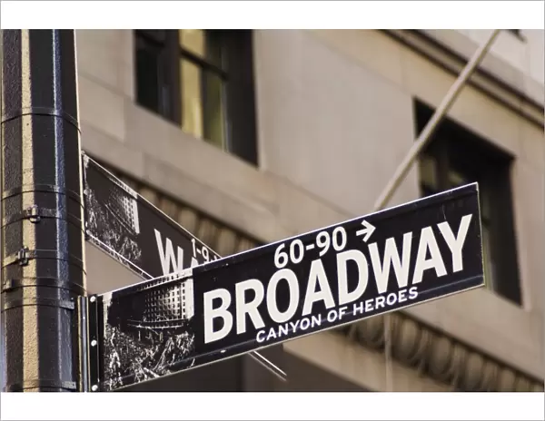 Broadway street sign Manhattan