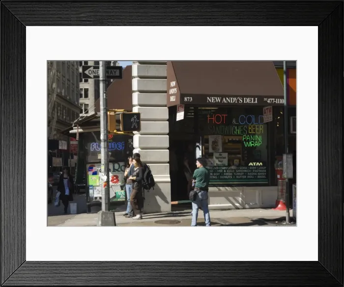 Framed Print : Deli, Broadway Framed Print : Deli, Broadway