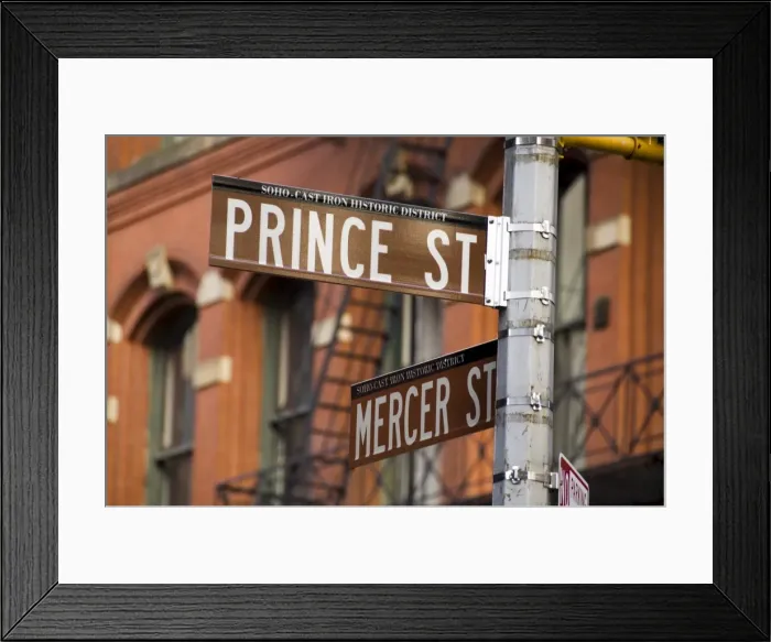 Framed Print : Soho, Manhattan Framed Print : Soho, Manhattan