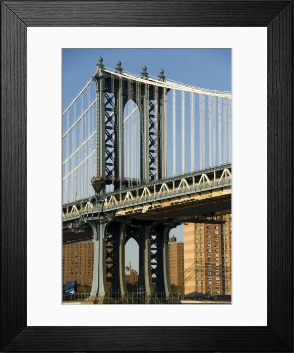 Framed Print : Manhattan Bridge Framed Print : Manhattan Bridge