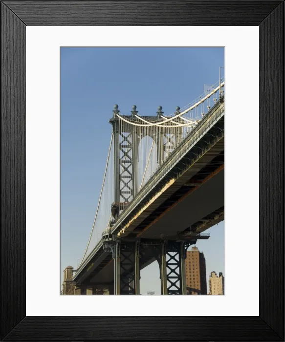 Framed Print : Manhattan Bridge Framed Print : Manhattan Bridge