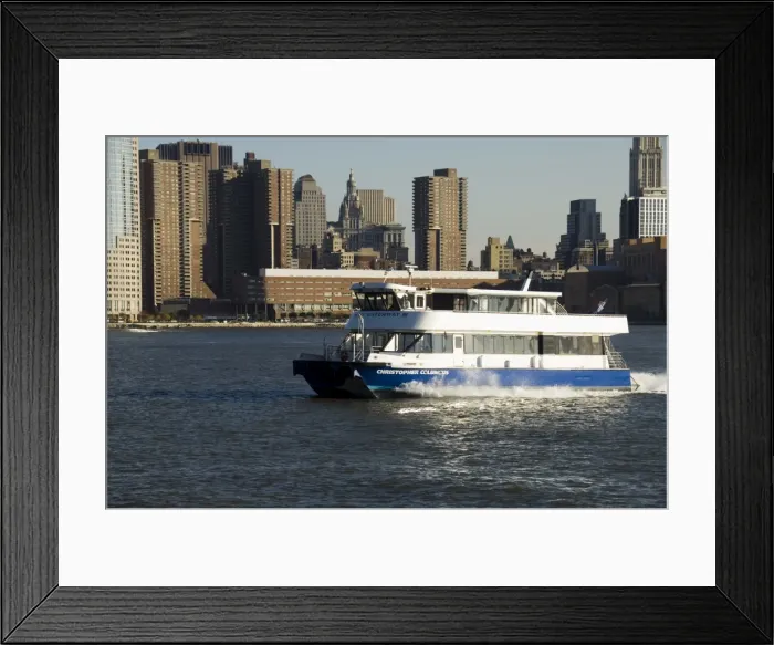 Framed Print : Public transport boat Framed Print : Public transport boat