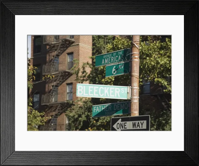 Framed Print : Bleecker Street Framed Print : Bleecker Street