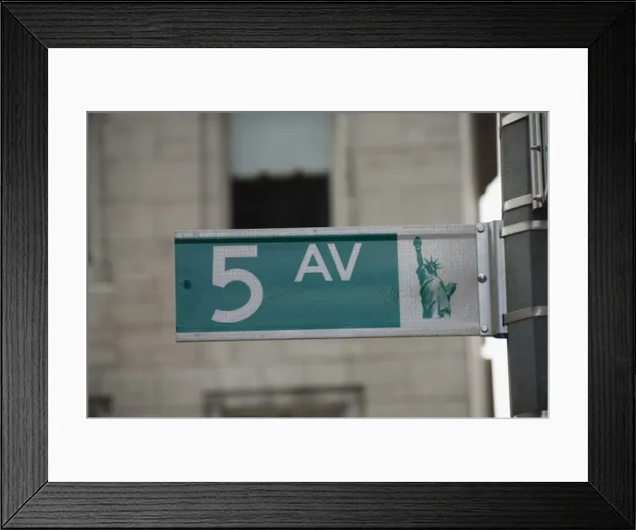Framed Print : Fifth Avenue Framed Print : Fifth Avenue