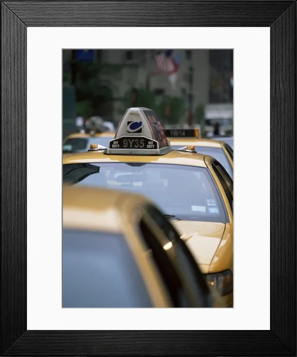 Framed Print : Taxi stand Framed Print : Taxi stand
