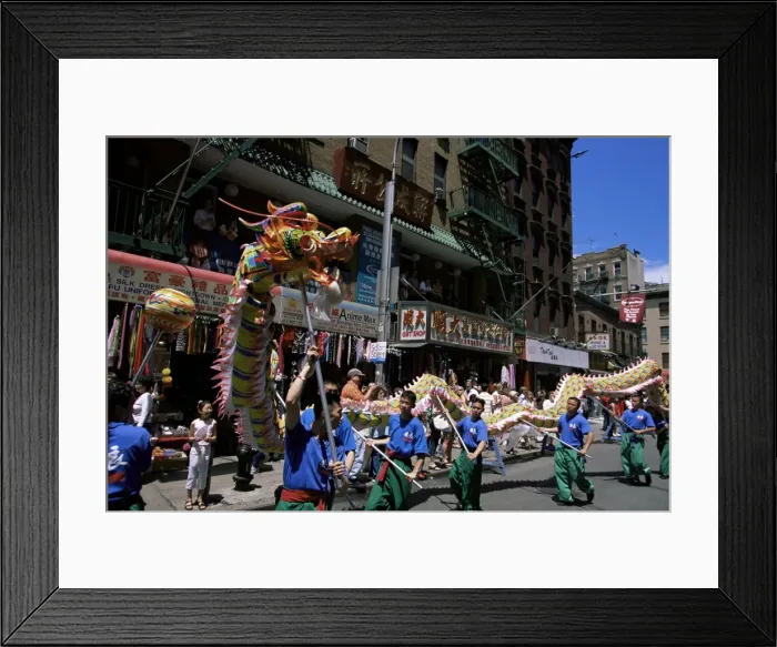 Framed Print : Chinese parade