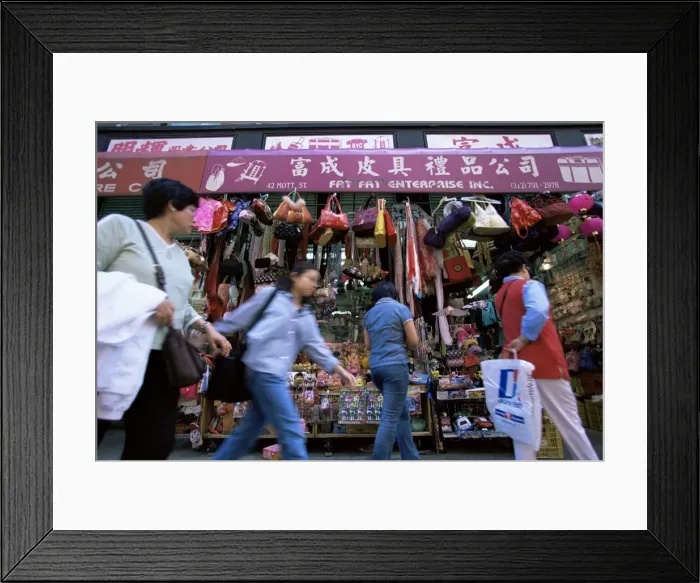Framed Print : China Town