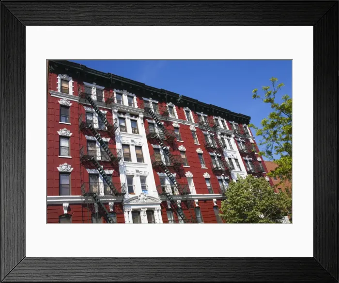 Framed Print : Apartments in Alphabet City Framed Print : Apartments in Alphabet City