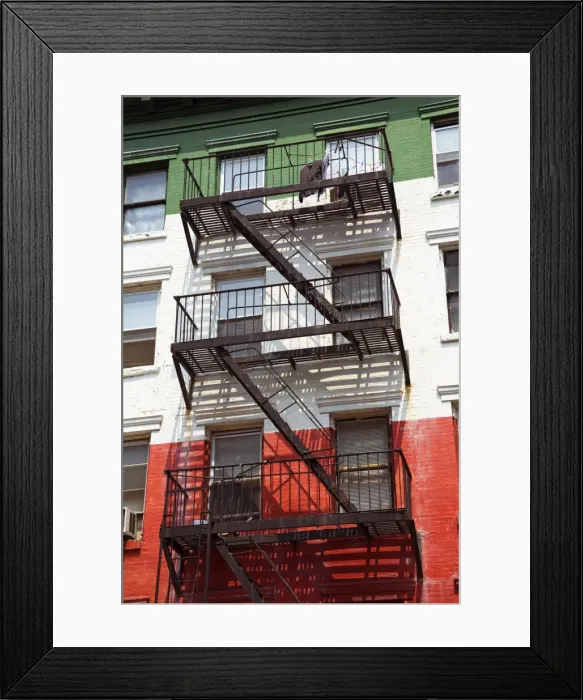 Framed Print : Little Italy in Lower Manhattan Framed Print : Little Italy in Lower Manhattan